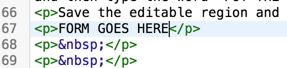 form goes here in code