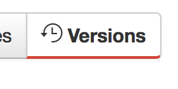 versions button