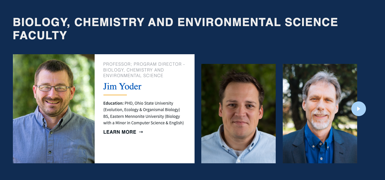 new faculty slider