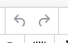 undo and redo buttons