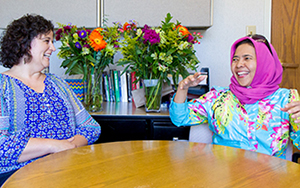 CIE hosts Professor Syafaatun Almirzanah, Visiting Muslim Scholar from Indonesia and the first Fulbright Scholar-in-Residence at EMU.