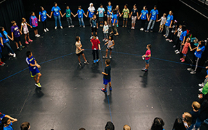 students in the interfaith peace camp