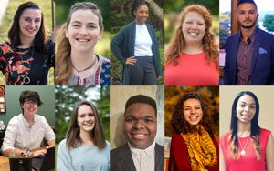 Students who received cords of distinction