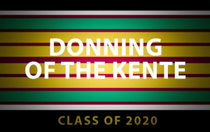 Students who received kente