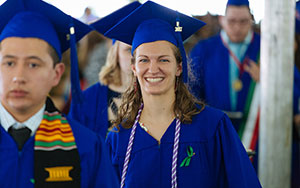 senior at graduation