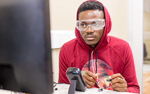 A computer engineering student