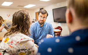 faculty and students in classroom