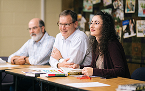 Students in a classroom