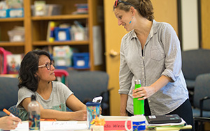 Students in classroom