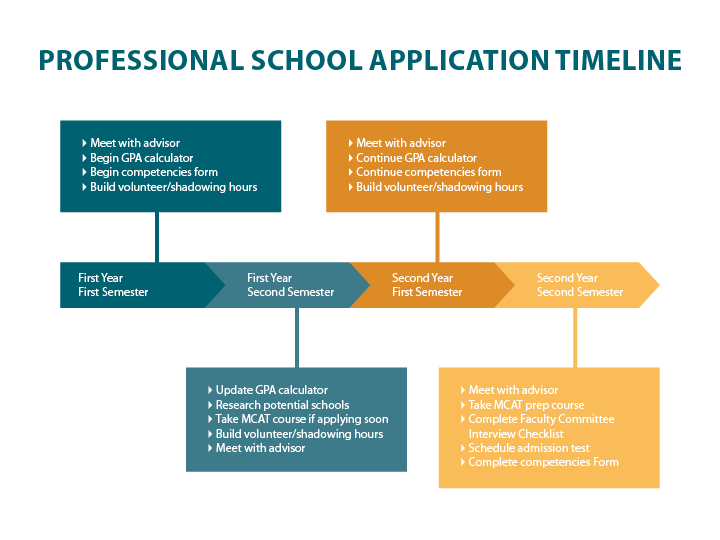 MS in Biomed Application Timeline