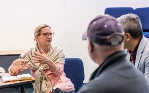 a small group conversation