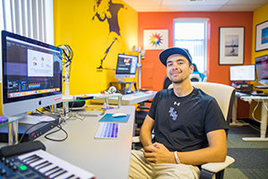 student at internship